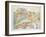 Geological Map of Germany 1899-null-Framed Giclee Print