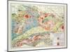 Geological Map of Germany 1899-null-Mounted Giclee Print