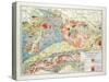 Geological Map of Germany 1899-null-Stretched Canvas