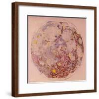 Geological Map of the Moon, 1967-null-Framed Giclee Print