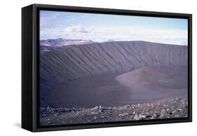 Geologically Recent Volcanic Explosive Crater, Hverfjall, Northeast Area, Iceland, Polar Regions-Geoff Renner-Framed Stretched Canvas