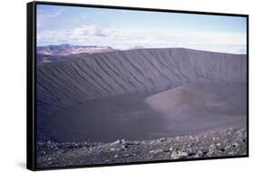 Geologically Recent Volcanic Explosive Crater, Hverfjall, Northeast Area, Iceland, Polar Regions-Geoff Renner-Framed Stretched Canvas