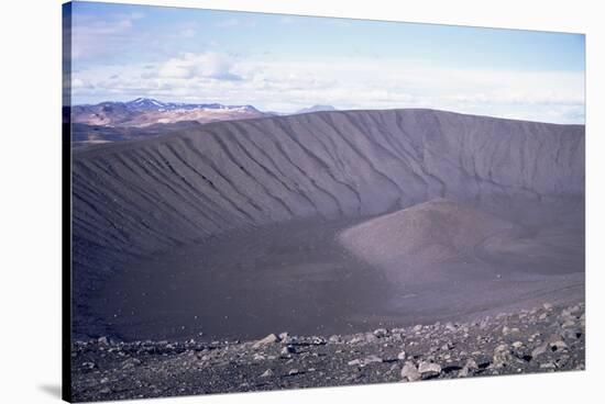 Geologically Recent Volcanic Explosive Crater, Hverfjall, Northeast Area, Iceland, Polar Regions-Geoff Renner-Stretched Canvas