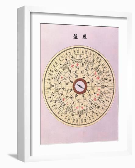 Geomantic Compass, C.1900-null-Framed Giclee Print