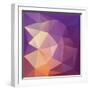 Geometric Abstract Background.-Katyau-Framed Art Print