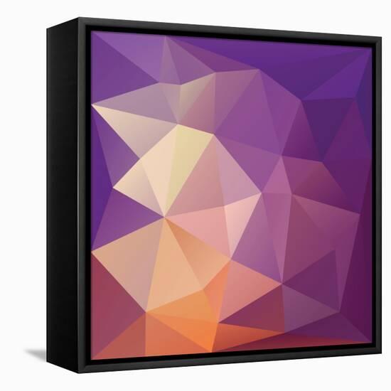 Geometric Abstract Background.-Katyau-Framed Stretched Canvas