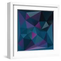 Geometric Abstract Background.-Katyau-Framed Art Print