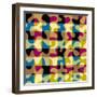 Geometric Abstract Pattern. Intersection Style-kastanka-Framed Photographic Print