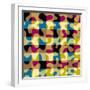 Geometric Abstract Pattern. Intersection Style-kastanka-Framed Photographic Print