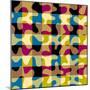 Geometric Abstract Pattern. Intersection Style-kastanka-Mounted Photographic Print