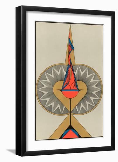 Geometric Art Deco-null-Framed Art Print