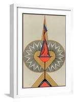 Geometric Art Deco-null-Framed Art Print