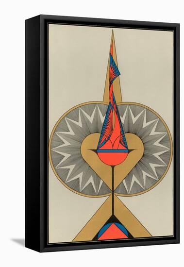 Geometric Art Deco-null-Framed Stretched Canvas