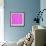 Geometric Background in Shades of Lilac-amovita-Framed Art Print displayed on a wall