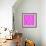Geometric Background in Shades of Lilac-amovita-Framed Art Print displayed on a wall