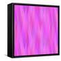 Geometric Background in Shades of Lilac-amovita-Framed Stretched Canvas