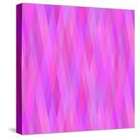 Geometric Background in Shades of Lilac-amovita-Stretched Canvas