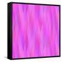 Geometric Background in Shades of Lilac-amovita-Framed Stretched Canvas