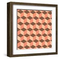 Geometric Background-AnaMarques-Framed Art Print