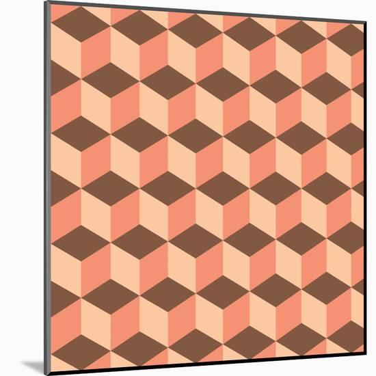 Geometric Background-AnaMarques-Mounted Art Print