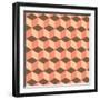 Geometric Background-AnaMarques-Framed Art Print