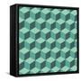 Geometric Background-AnaMarques-Framed Stretched Canvas