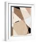 Geometric Beige Art No.1-Elena Ristova-Framed Giclee Print