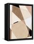 Geometric Beige Art No.1-Elena Ristova-Framed Stretched Canvas