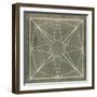 Geometric Blueprint VII-null-Framed Art Print