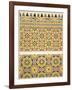 Geometric Ceramic (Faience) Decoration from the Mosque of Cheykhoun, 19th Century (Print)-Emile Prisse d'Avennes-Framed Giclee Print