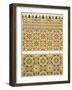 Geometric Ceramic (Faience) Decoration from the Mosque of Cheykhoun, 19th Century (Print)-Emile Prisse d'Avennes-Framed Giclee Print