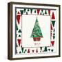 Geometric Christmas II-Nola James-Framed Art Print