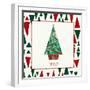 Geometric Christmas II-Nola James-Framed Art Print