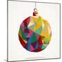 Geometric Christmas Ornament-cienpies-Mounted Art Print