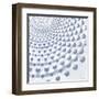 Geometric Circles 2-Denise Brown-Framed Art Print