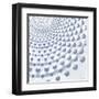 Geometric Circles 2-Denise Brown-Framed Art Print