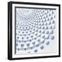 Geometric Circles 2-Denise Brown-Framed Art Print