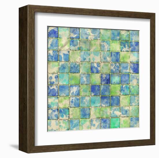 Geometric Color Shape I-null-Framed Art Print