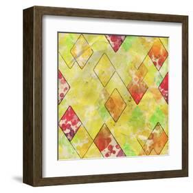 Geometric Color Shape III-null-Framed Art Print