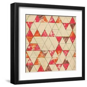 Geometric Color Shape VI-null-Framed Art Print