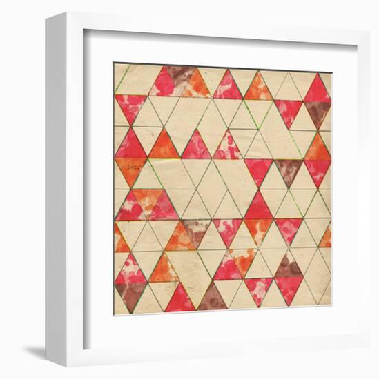 Geometric Color Shape VI-null-Framed Art Print