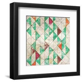 Geometric Color Shape XIII-null-Framed Art Print