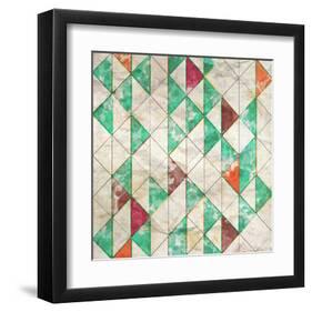 Geometric Color Shape XIII-null-Framed Art Print