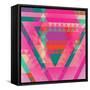 Geometric Colorful Abstract Background. Retro Design. Vector Illustration EPS 10.-Olha Kostiuk-Framed Stretched Canvas