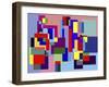 Geometric Compostion-Diana Ong-Framed Giclee Print