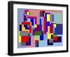 Geometric Compostion-Diana Ong-Framed Giclee Print