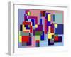 Geometric Compostion-Diana Ong-Framed Giclee Print