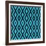 Geometric Ethnic Abstract Background-Varvara Kurakina-Framed Art Print