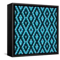 Geometric Ethnic Abstract Background-Varvara Kurakina-Framed Stretched Canvas