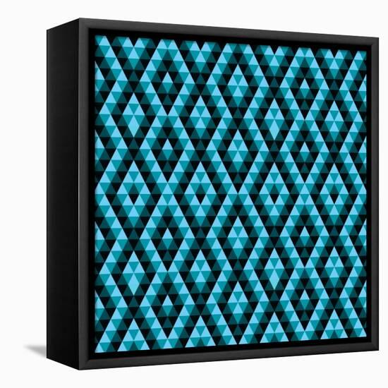 Geometric Ethnic Abstract Background-Varvara Kurakina-Framed Stretched Canvas